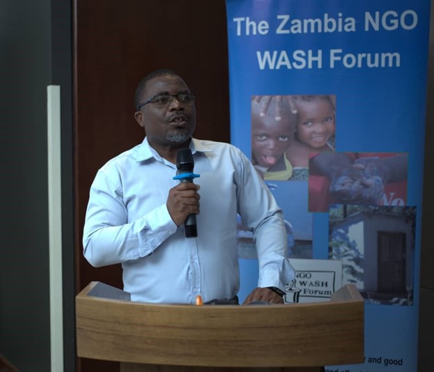 NGO WASH Forum Board Chairperson Mr. Marlon Phiri